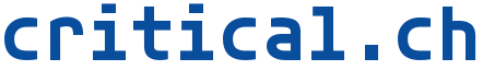 critical.ch logo